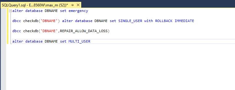 Come ripristinare un database