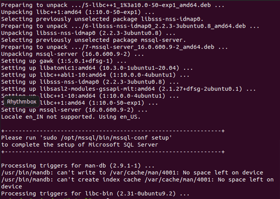 Installazione Sql Server